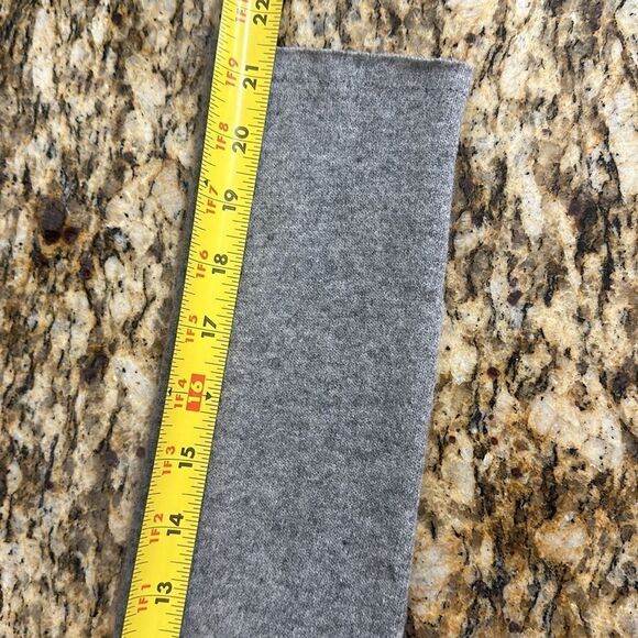 Unlabel Gray Wool Blend Long Sleeve Fit & Flare Dress Size S - Picture 10 of 13